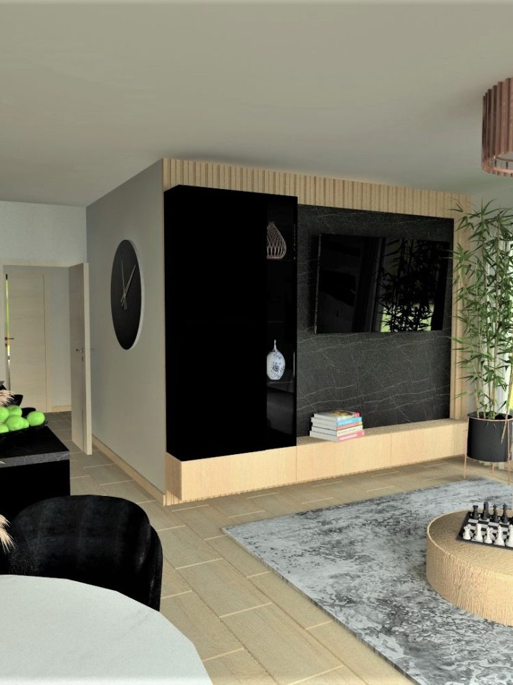 7-es lakás belső látványtervei