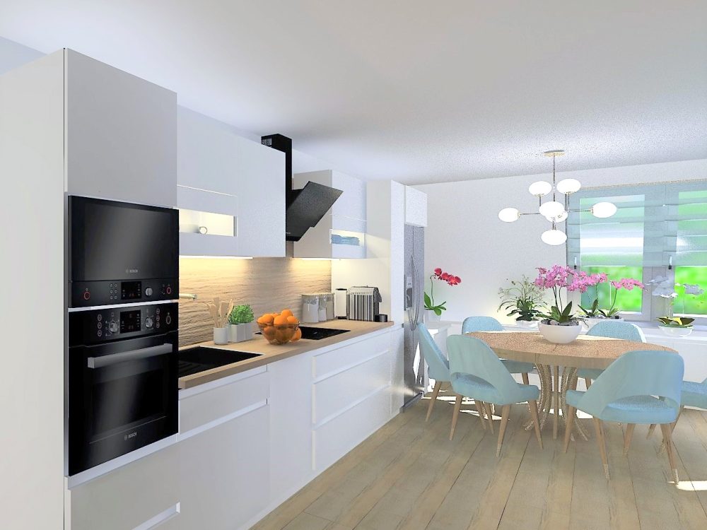 9-es lakás belső látványtervei