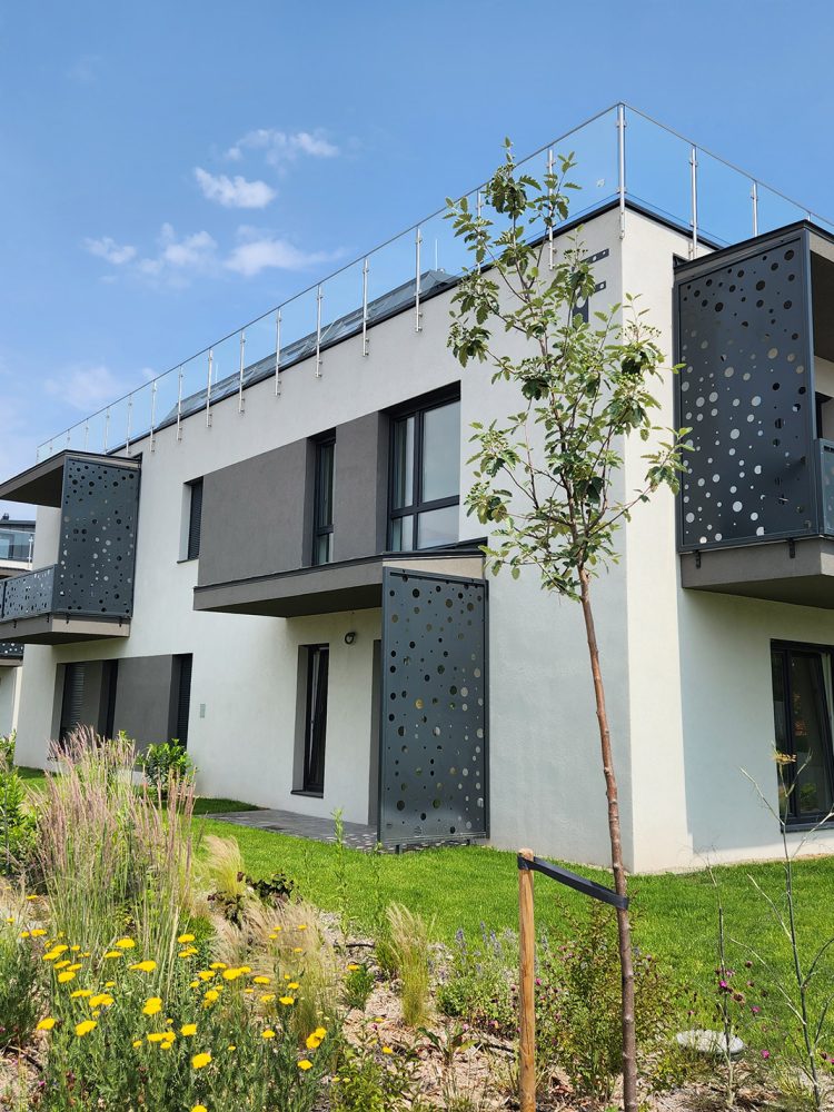 A második ütemben elkészült épületek