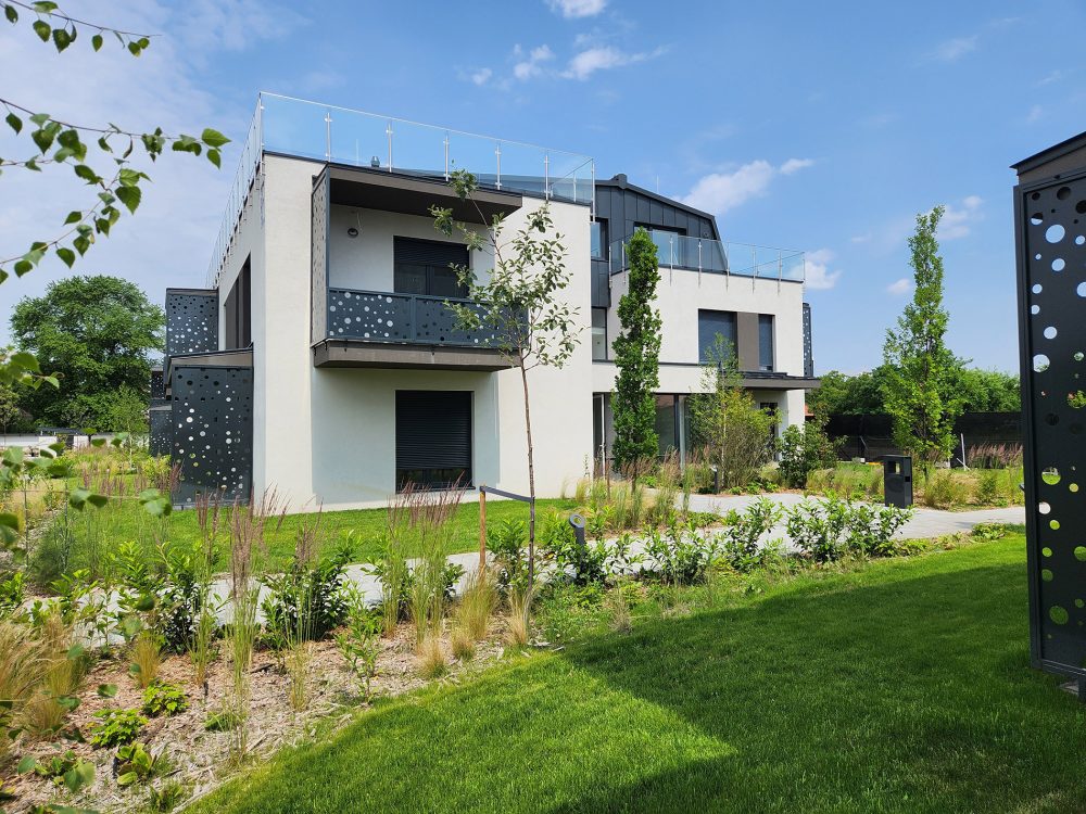 A második ütemben elkészült épületek