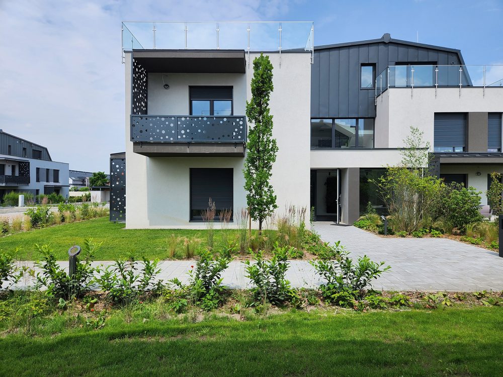 A második ütemben elkészült épületek