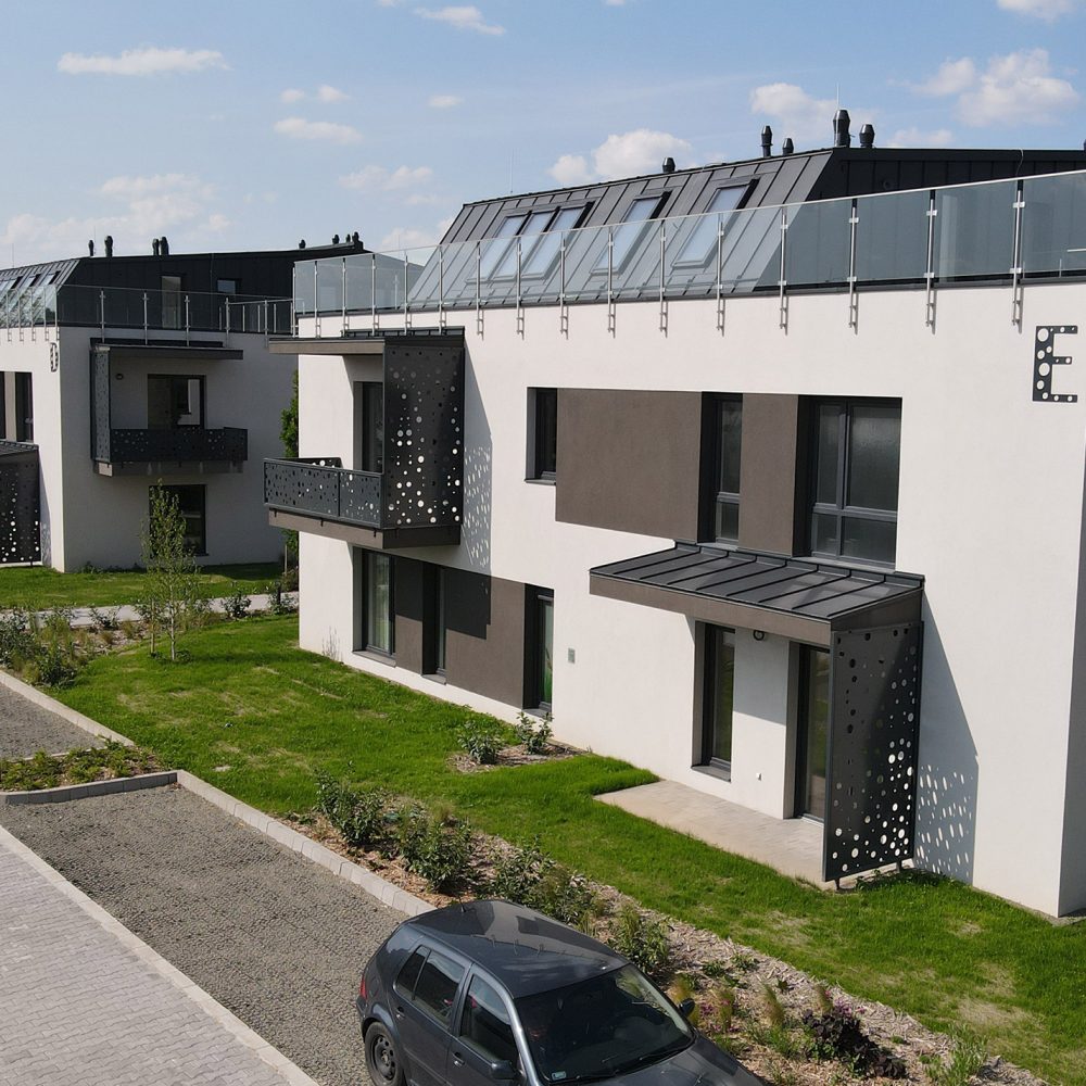 A második ütemben elkészült épületek