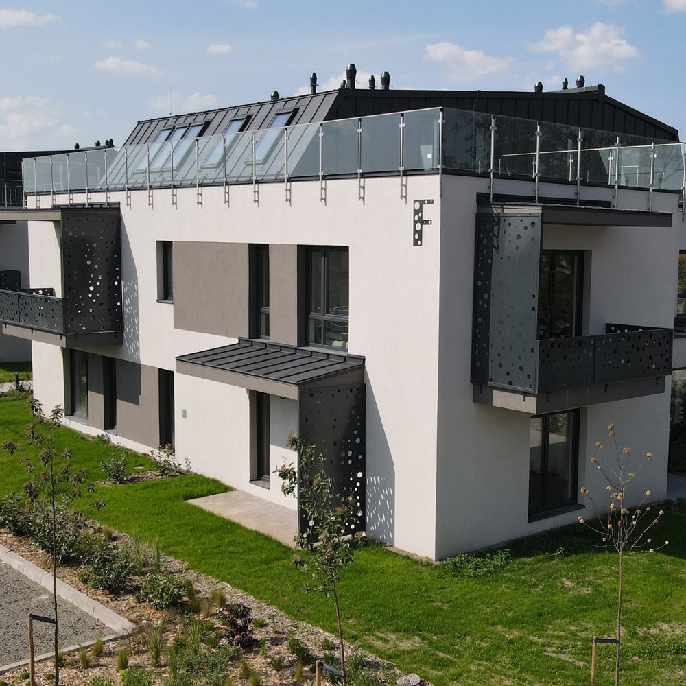 A második ütemben elkészült épületek