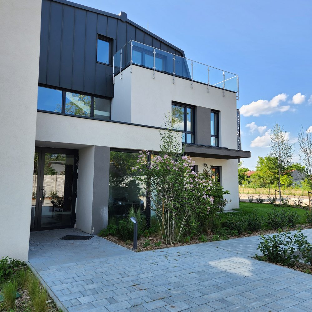 A második ütemben elkészült épületek