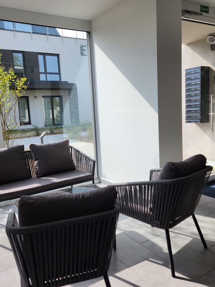 A második ütemben elkészült épületek